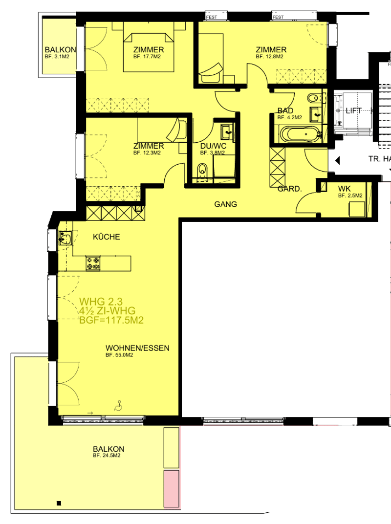 Moderne 4.5-Zimmer-Wohnung in Wollerau – ab November 2026 verfügbar (9)