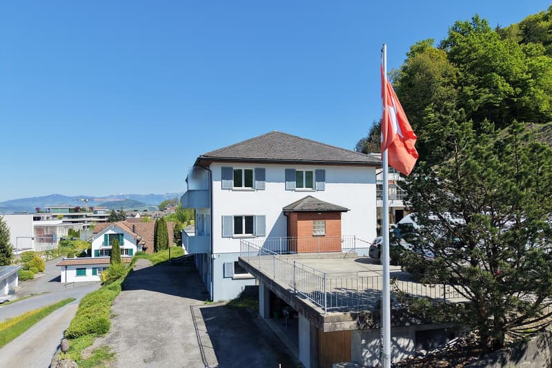 Maison à deux familles – situation surélevée, vue lointaine, vue sur le lac (6)