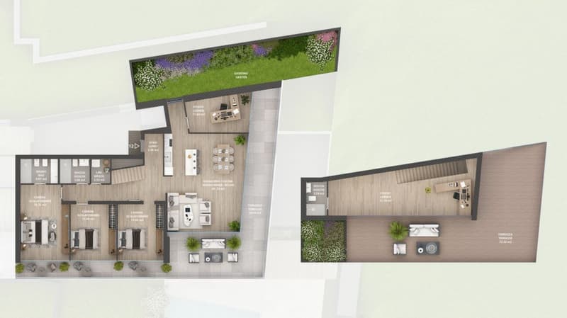 Porta al Paradiso - Locarno Monti - 6.5-Room Maisonette Apartment 2nd Floor / Attic (W12) (11)