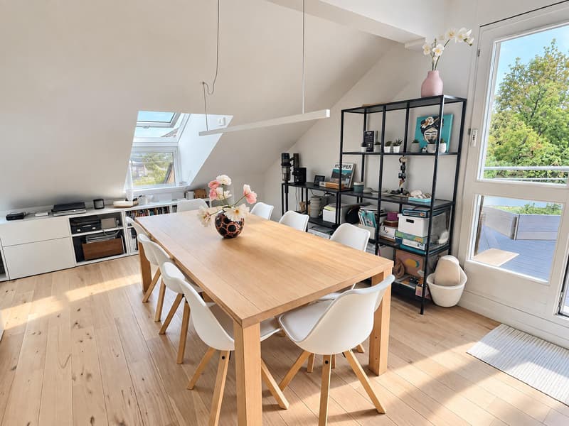 EN EXCLUSIVITE - Attique en duplex au coeur du village de Veyrier (5)