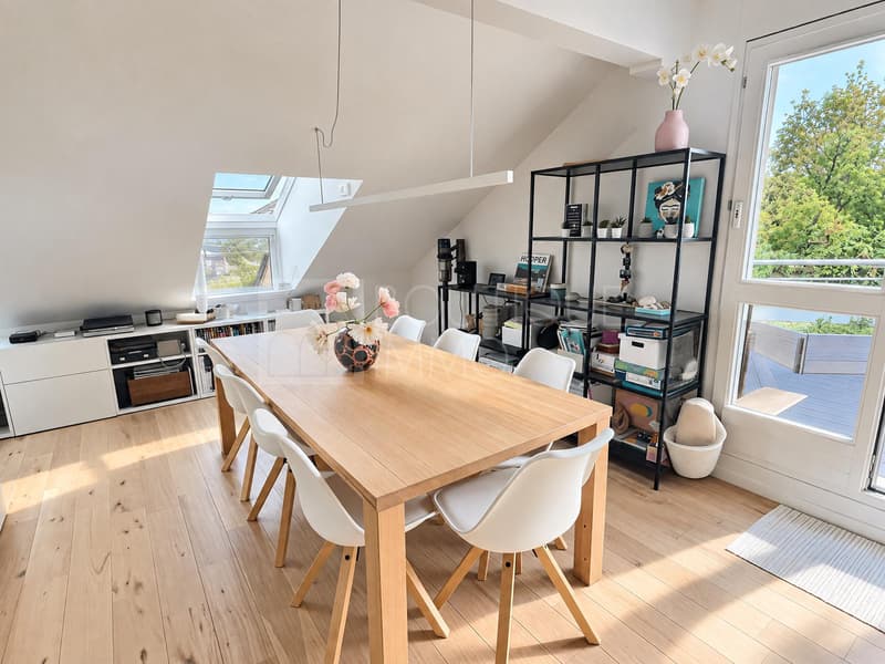 EN EXCLUSIVITE - Attique en duplex au coeur du village de Veyrier (5)