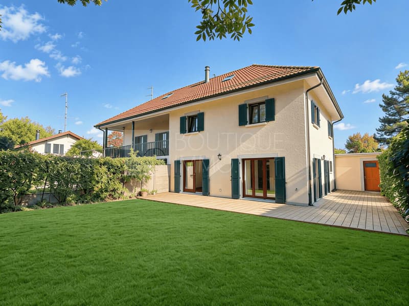 Exclusivité - Magnifique villa familiale à Meinier (1)