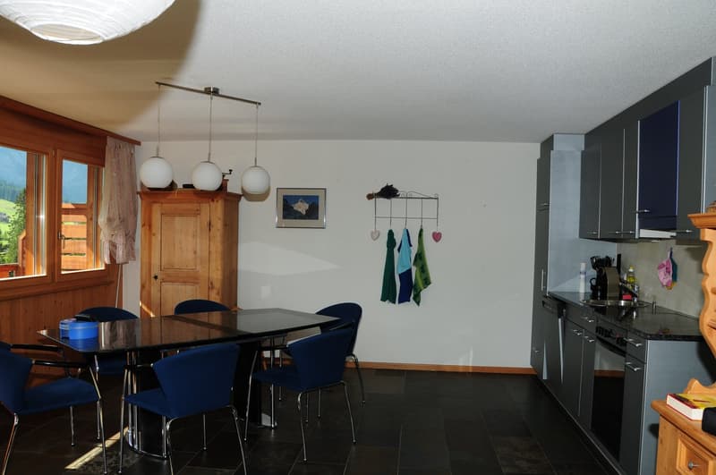 Charmant appartement de 3 pièces avec panorama alpin à Adelboden (4)