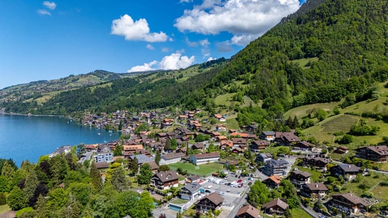 Unverbaubarer Blick auf den Thunersee - Wunderschöne Maisonette-Wohnung - Ihr neues Domizil (1)