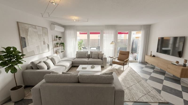Helle 4-Zimmer-Wohnung mit grossem Balkon in Dietlikon (3)
