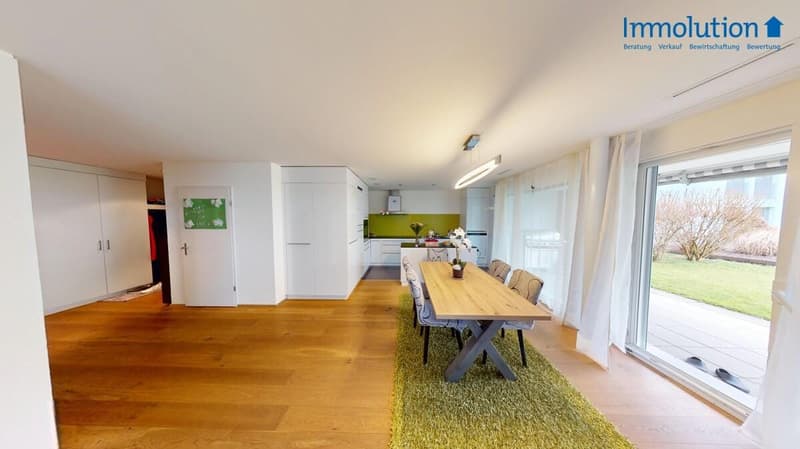 Appartement de jardin lumineux 4.5 pièces avec espace de séjour à Sirnach (3)