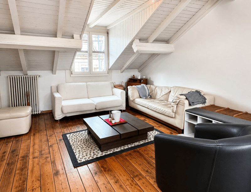 Appartement meublé de 4 pièces à louer sous les toîts - Genève (1)