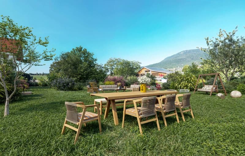 Duplex de charme entre nature et sérénité - Hameau de Monniaz avec grand jardin privatif (11)