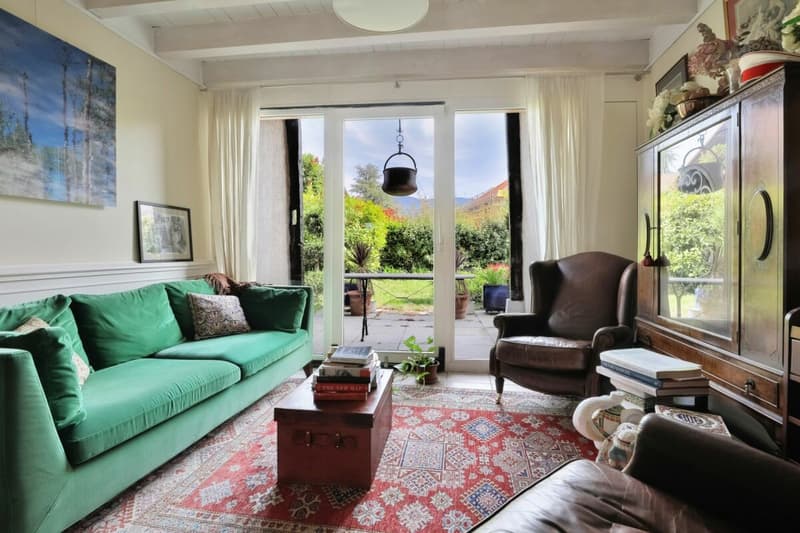Ravissante villa en campagne avec Jardin en Bordure des Vignobles de Jussy (5)
