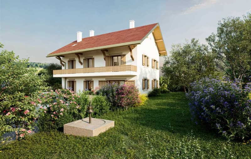 Duplex de charme entre nature et sérénité - Hameau de Monniaz avec grand jardin privatif (1)