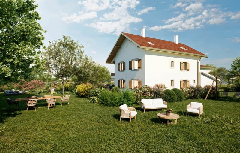 Duplex de charme entre nature et sérénité - Hameau de Monniaz avec grand jardin privatif (11)