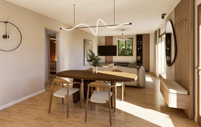 Appartement en rez-de-jardin au coeur de la nature - Hameau de Monniaz (5)