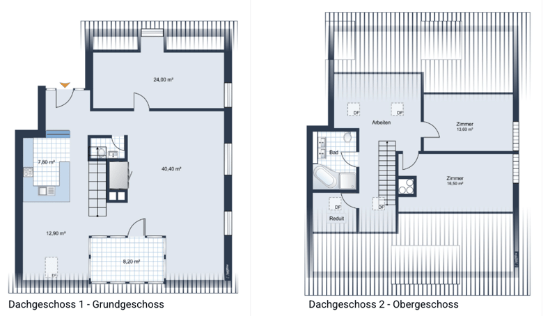 Wohnjuwel mit Seltenheitswert: Lichtdurchflutete 4.5 bis 5.5-Zimmer-Dach-Maisonette in Hettlingen (12)