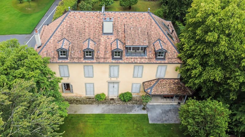 Domaine Mercier, une maison de maître du XVIIIe dans son parc de 4'000m2 (1)