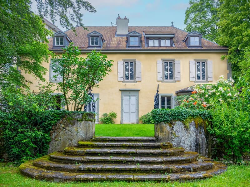 Domaine Mercier, une maison de maître du XVIIIe dans son parc de 4'000m2 (2)