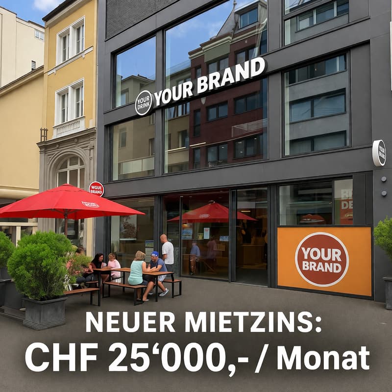 Restaurant an bester Lage der Steinenvorstadt in Basel zu vermieten (1)