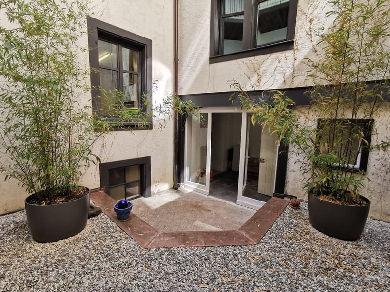 Quiet office space centrally located near SBB train station (4051) with storage room (4)