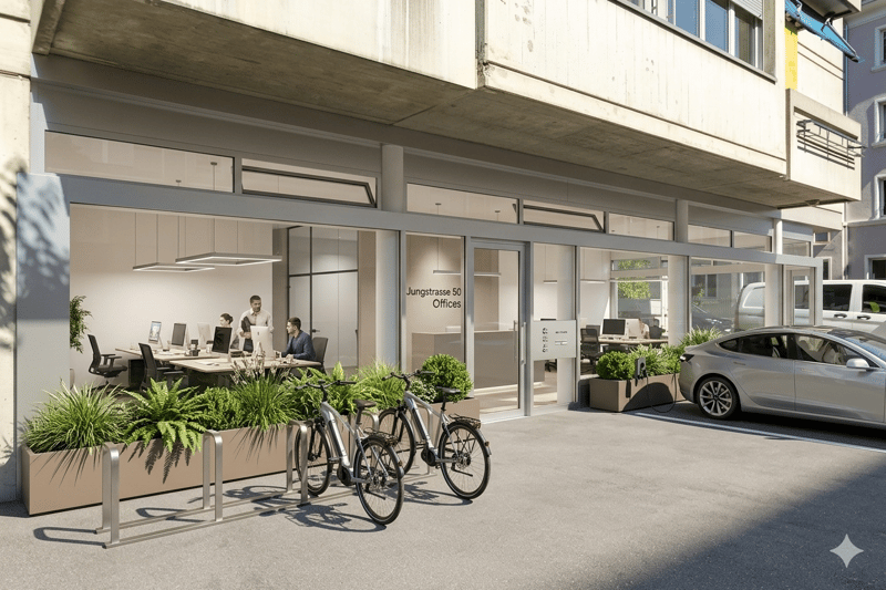 Unità commerciale luminosa in posizione ottimale a St. Johann (1)