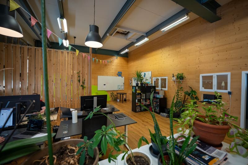 Grande ufficio in una fabbrica creativa (3)