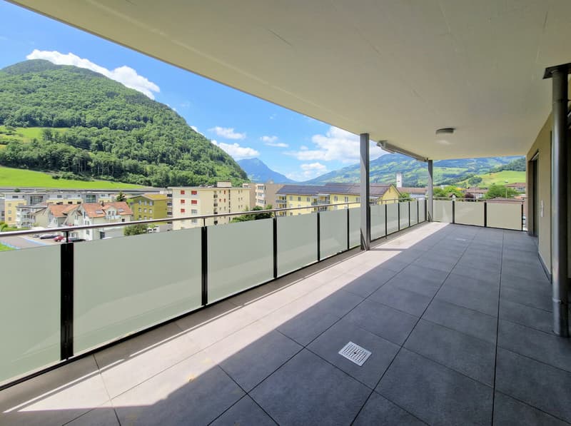 Balkon mit Aussicht