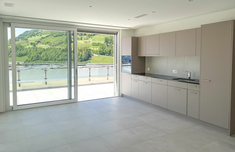 Erstvermietung: 2.5-Zimmer-Attikawohnung mit Bergblick (1)