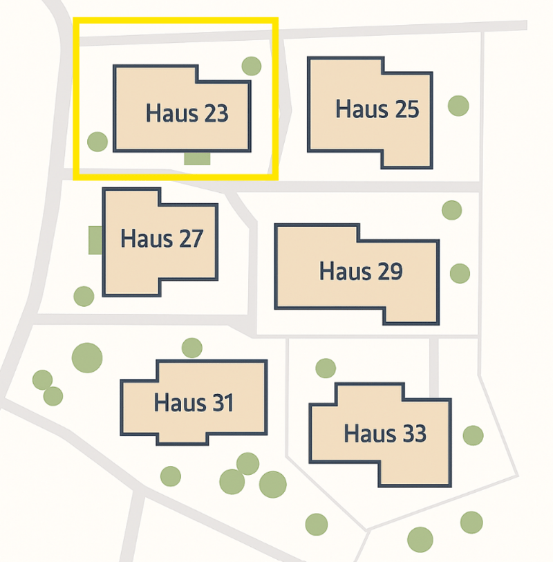 Übersicht Überbauung