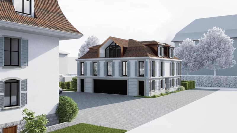 Résidence du Château Mafroi - Außergewöhnliche Stadthäuser im Herzen von Nyon (3)
