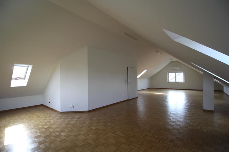 Grosser Atelierraum im Dachgeschoss mit Toilette (1)