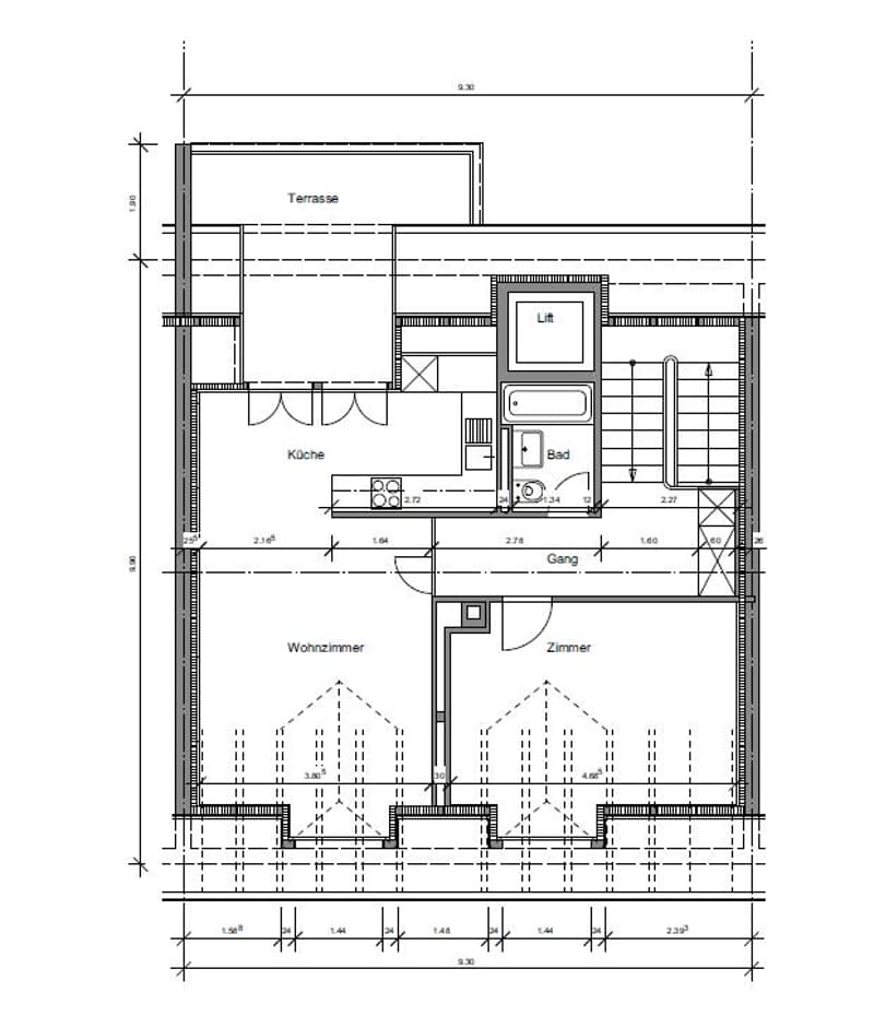 Charming attic apartment near the exhibition center (8)