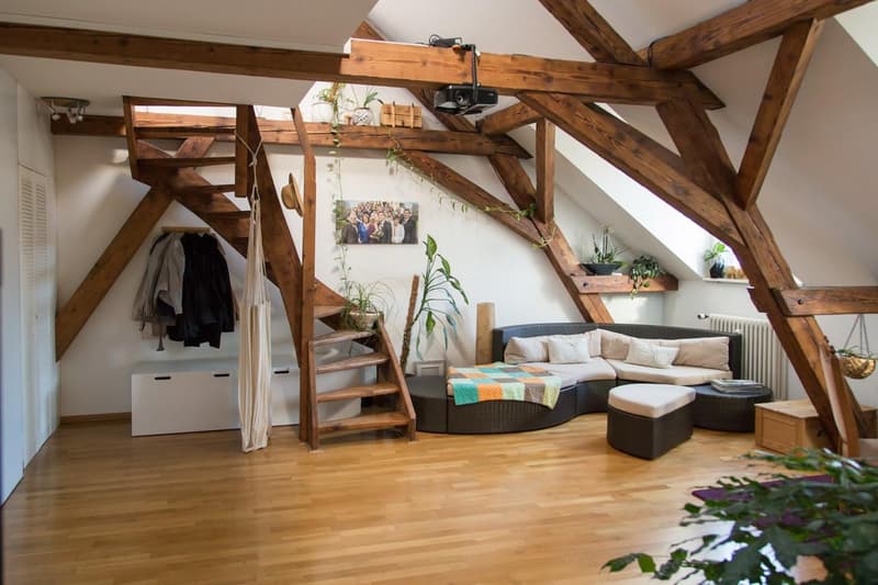 originelle Dachwohnung mit Galerie (1)