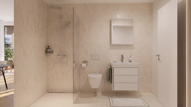 Stilvolle 4.5 Zimmer-Maisonettewohnung mit Balkon (5)