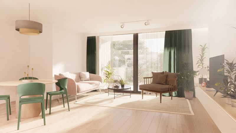 PERMIS EN FORCE ! Rare private plot in the center of Lausanne - new high-end apartments (7)