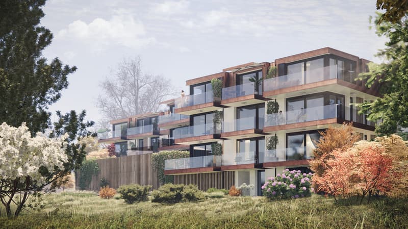 PERMIS EN FORCE ! Rare private plot in the center of Lausanne - new high-end apartments (4)