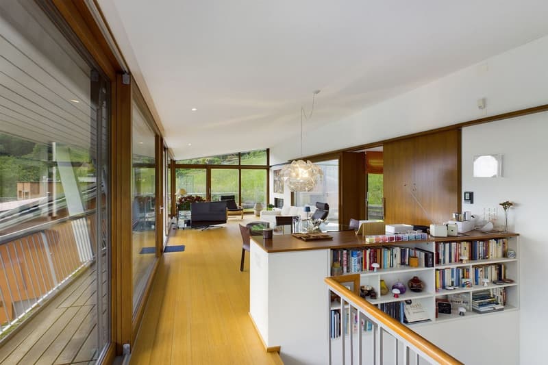 Villa de design dans le vert d'Arogno - Vue panoramique de rêve ! (11)