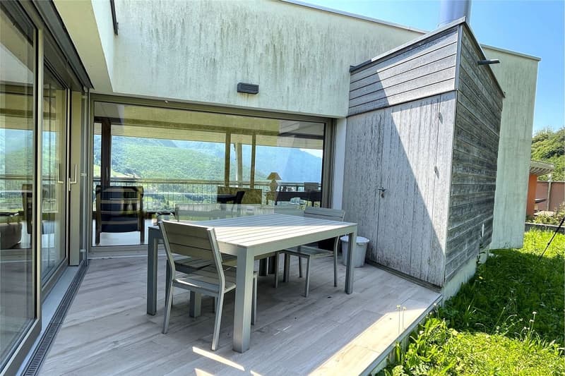 Villa de design dans le vert d'Arogno - Vue panoramique de rêve ! (14)