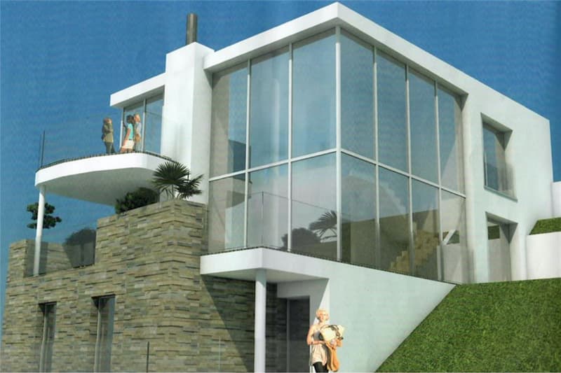 Brusino Arsizio - Projet intéressant d'une villa à quelques pas du lac (1)