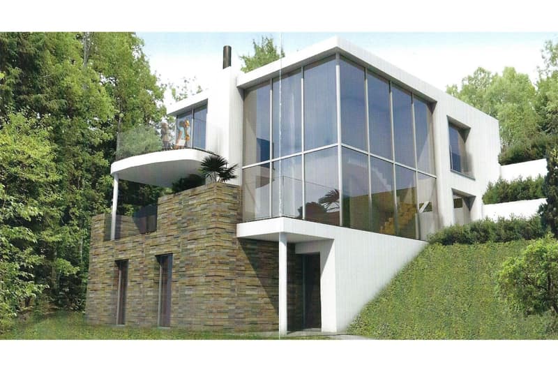 Brusino Arsizio - Projet intéressant d'une villa à quelques pas du lac (4)