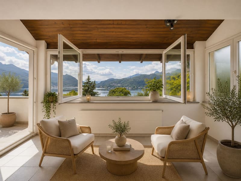 Morcote - Helles 3,5-Zimmer-Haus mit Terrasse und herrlichem Ausblick (5)