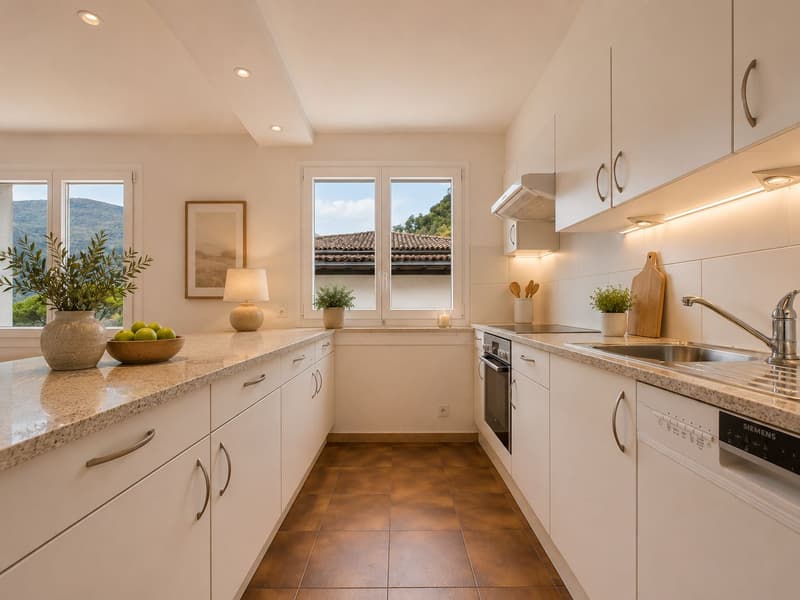 Morcote - Helles 3,5-Zimmer-Haus mit Terrasse und herrlichem Ausblick (13)
