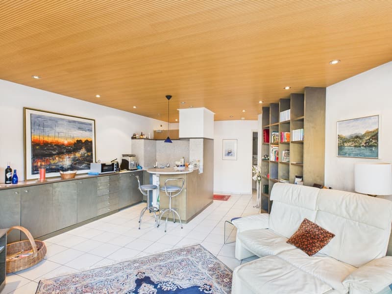 Holiday feeling all year round – 3 ½ room apartment with lake view and large terrace (6)