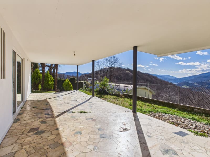 Villa mit grossem Garten und Panoramablick – Breganzona (30)