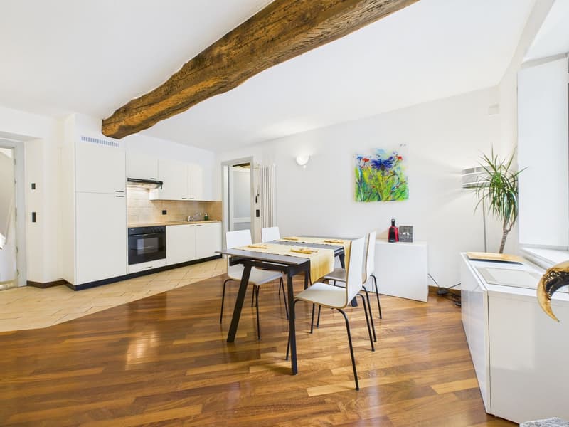 Appartamento di 2½ locali con splendida vista lago nel cuore di Morcote (4)
