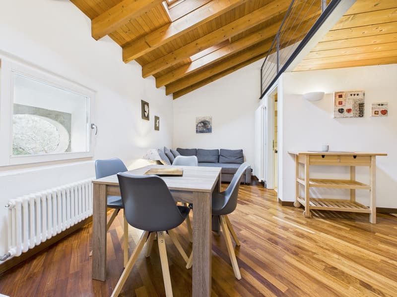 Appartamento arredato di 1½ locali con soppalco e vista sul Lago di Morcote (6)