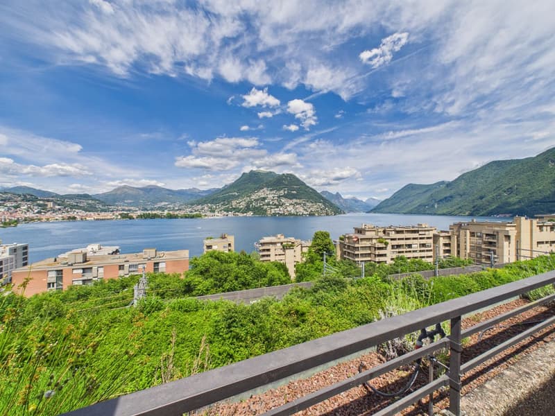 Appartement panoramique avec une vue rêvée sur le golfe de Lugano (4)