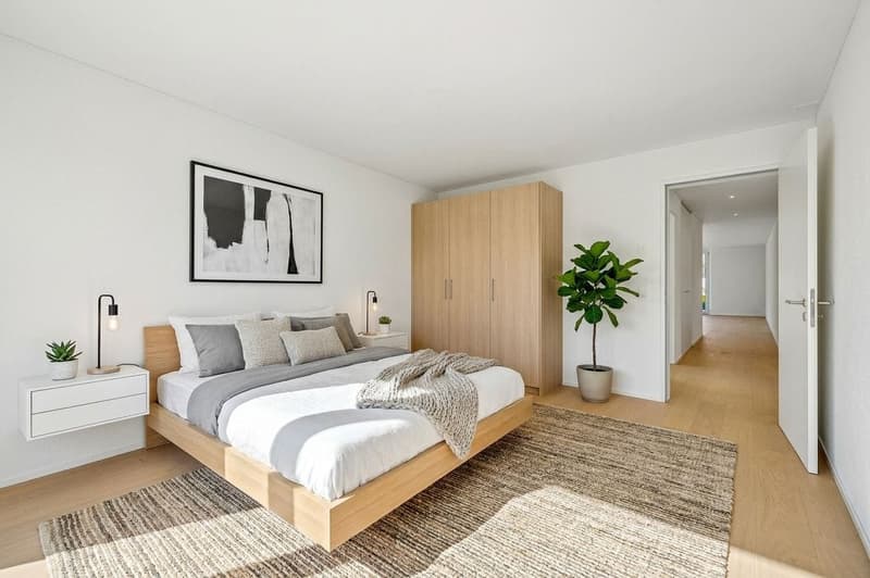 2.5-Zimmer-Etagenwohnung im Neubau / Erstbezug mit sonnigem Südbalkon in Neuenhof (1)