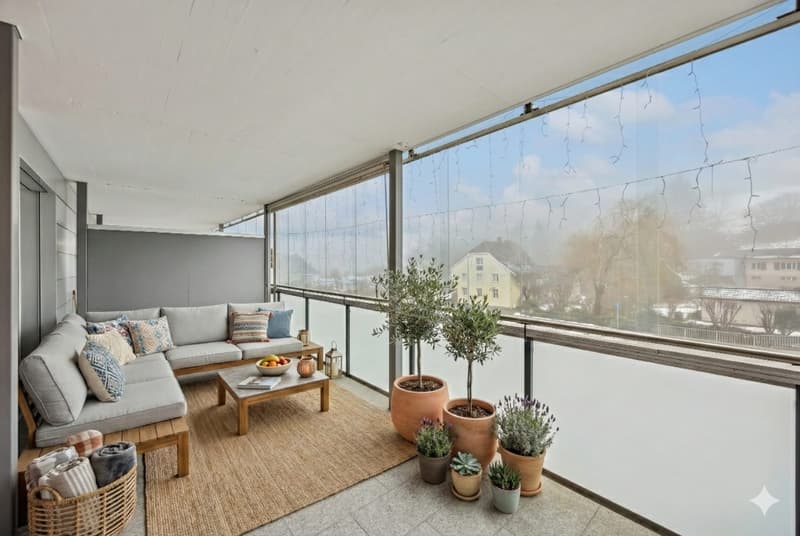 Attractive 3-room apartment with 28.6 m² terrace and lift (2)