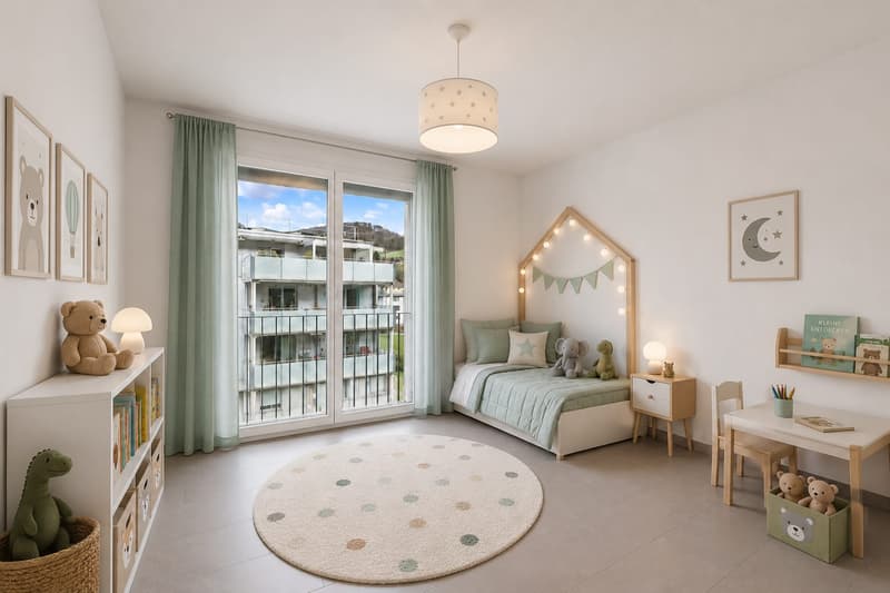 4.5-Zimmer-Attikawohnung mit grosser Dachterrasse! (5)