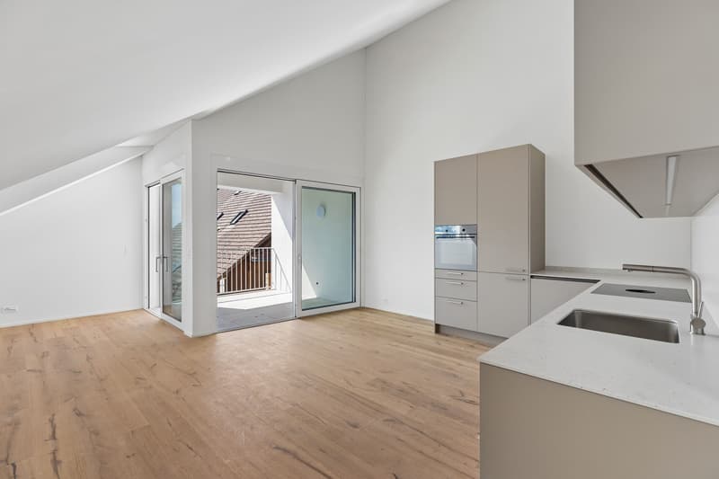 Appartement moderne de 3,5 pièces sous les toits - lumineux et accueillant (5)