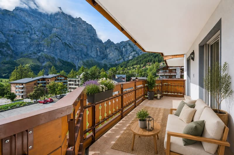 Votre Refuge dans les Alpes: Résidence 4,5 Pièces à Leukerbad (10)