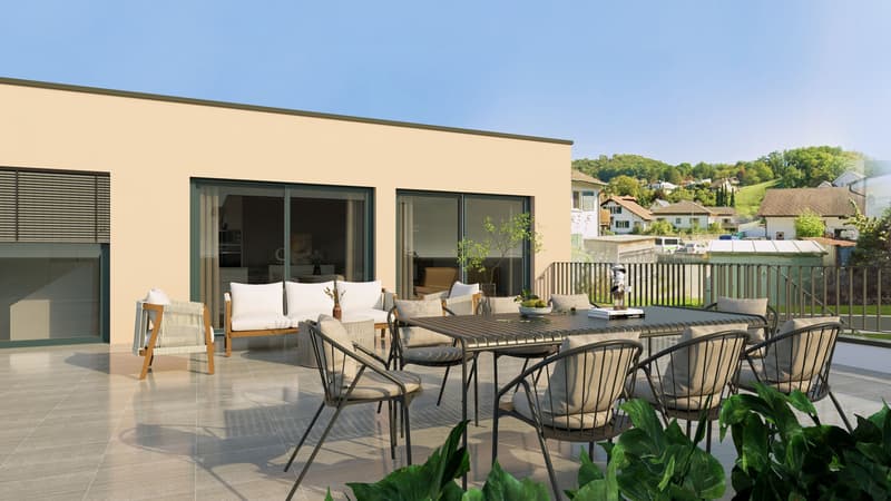 New building in a sunny location - modern 5.5-room single-family house with plenty of light and a spacious terrace (5)